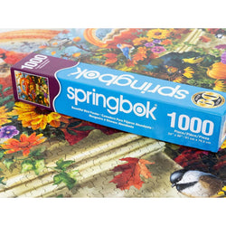 Bountiful Birdfeeder 1000 Piece Jigsaw Puzzle Springbok (ONLINE ORDER ONLY)