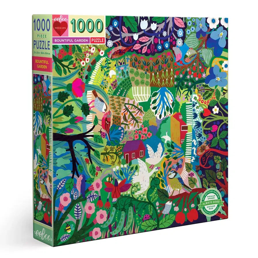 Bountiful Garden 1000 Piece Jigsaw Puzzle eeBoo (ONLINE ORDER ONLY)