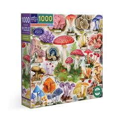 Bountiful Mushrooms 1000 Piece Jigsaw Puzzle eeBoo (ONLINE ORDER ONLY)