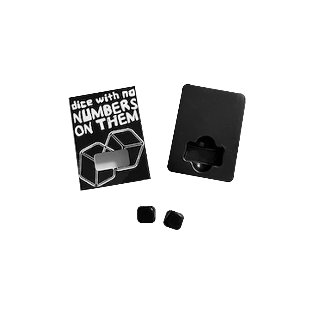 Dice With No Numbers On Them