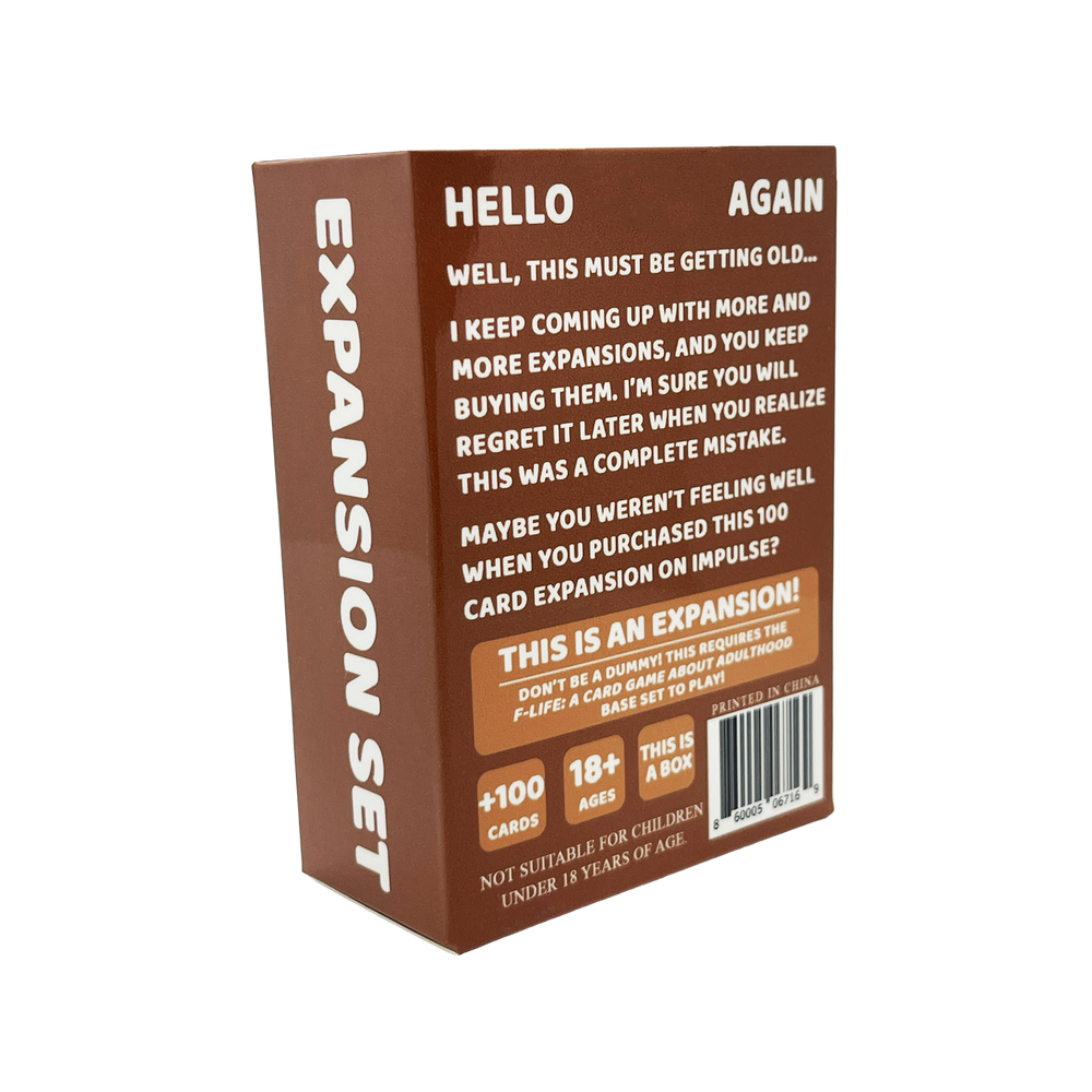 F-Life: Annoying & Inconvenient Expansion Pack #3 (Online Order Only)