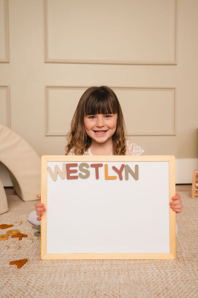 Alphabet Magnet Play Set and Whiteboard Bundle (ONLINE ORDER ONLY)