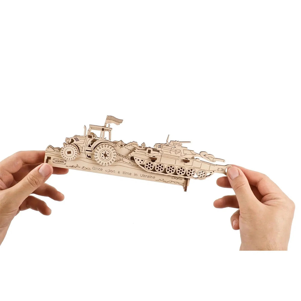 Brave UA Tractor Wood Model Kit UGEARS (ONLINE ORDER ONLY)