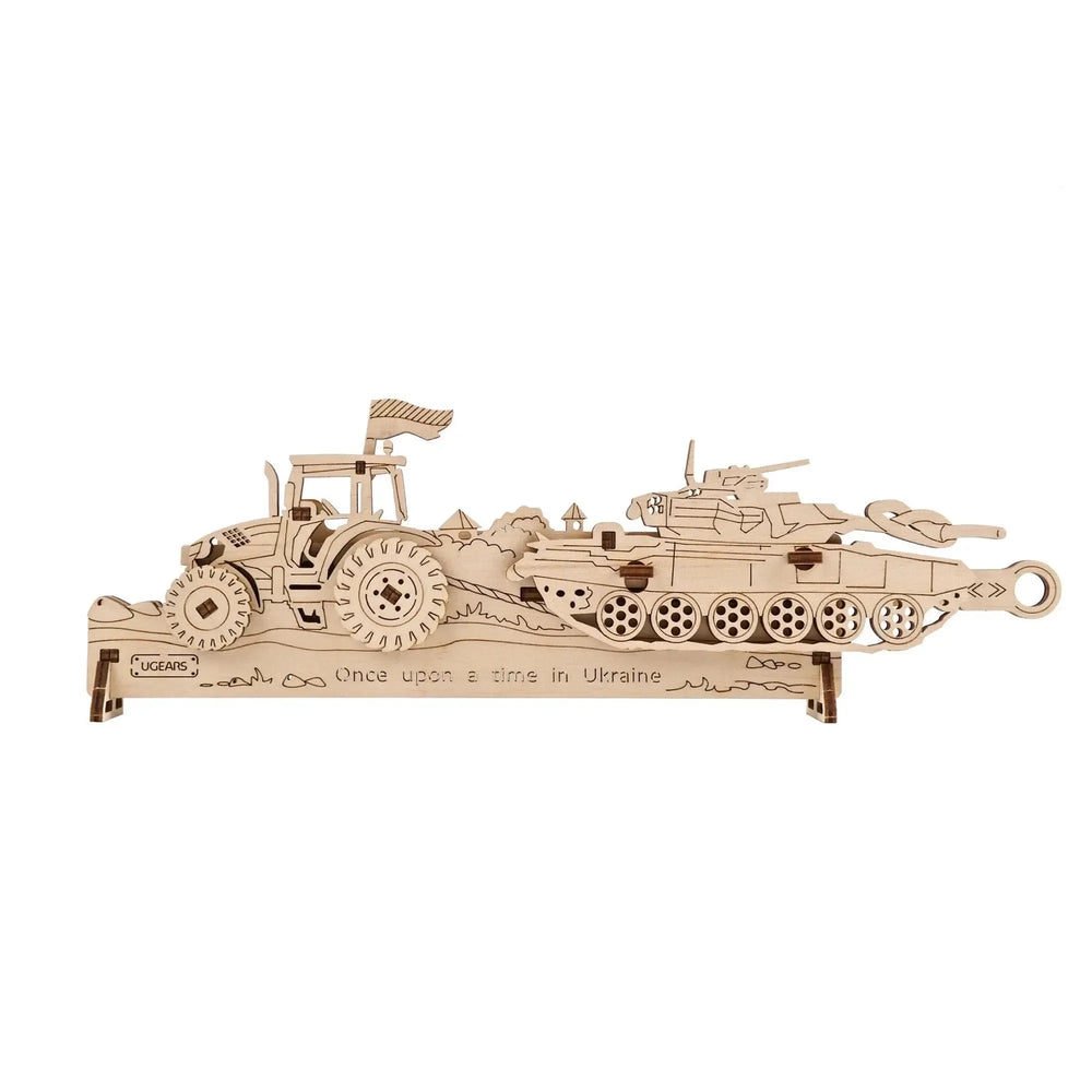 Brave UA Tractor Wood Model Kit UGEARS (ONLINE ORDER ONLY)