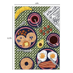 Breakfast 99 Piece Mini Jigsaw Puzzle Puzzledly