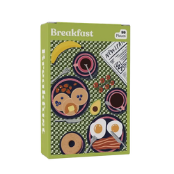 Breakfast 99 Piece Mini Jigsaw Puzzle Puzzledly