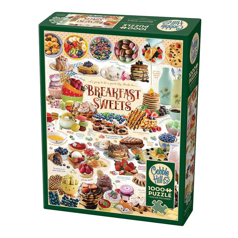 Breakfast Sweets 1000 Piece Jigsaw Puzzle Cobble Hill (ONLINE ORDER ONLY)