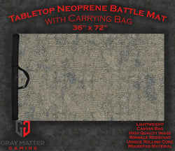 Broken Cobblestone - Neoprene Battle Mat with Bag (ONLINE ORDER ONLY)