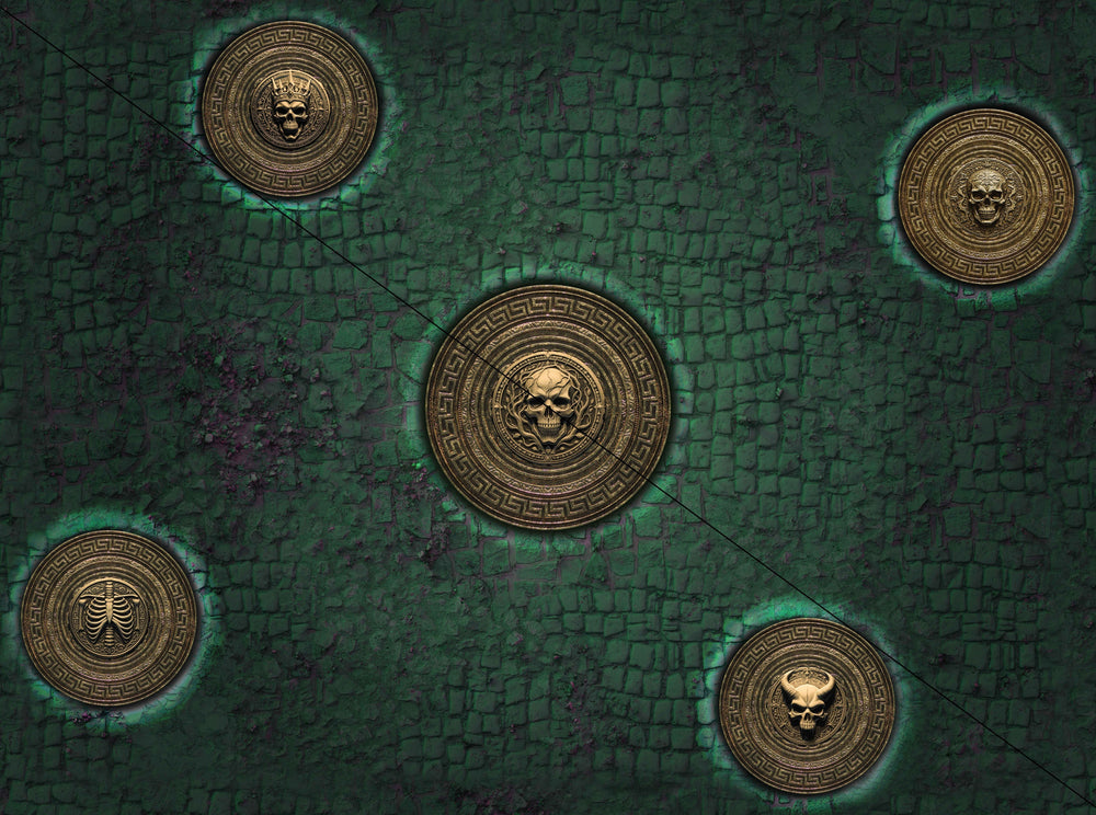 Spearhead Season 2 - Broken Cobblestone & Desert Paths - Neoprene Battle Mat with Bag (ONLINE ORDER ONLY)