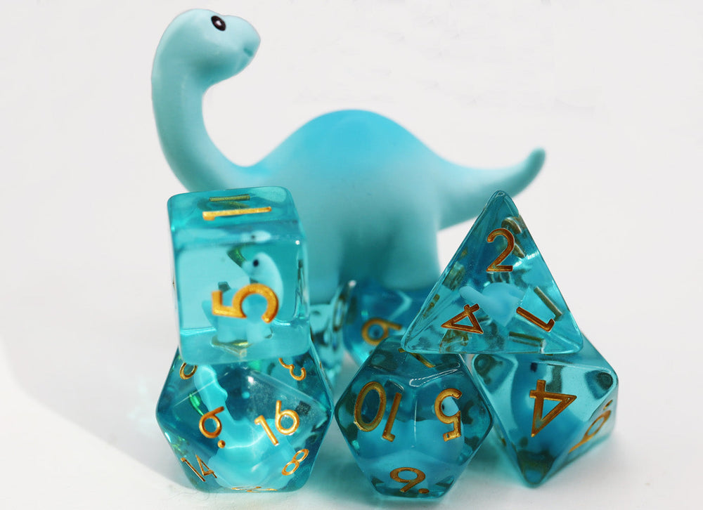 Brontosaurus RPG Dice Set (ONLINE ORDER ONLY)
