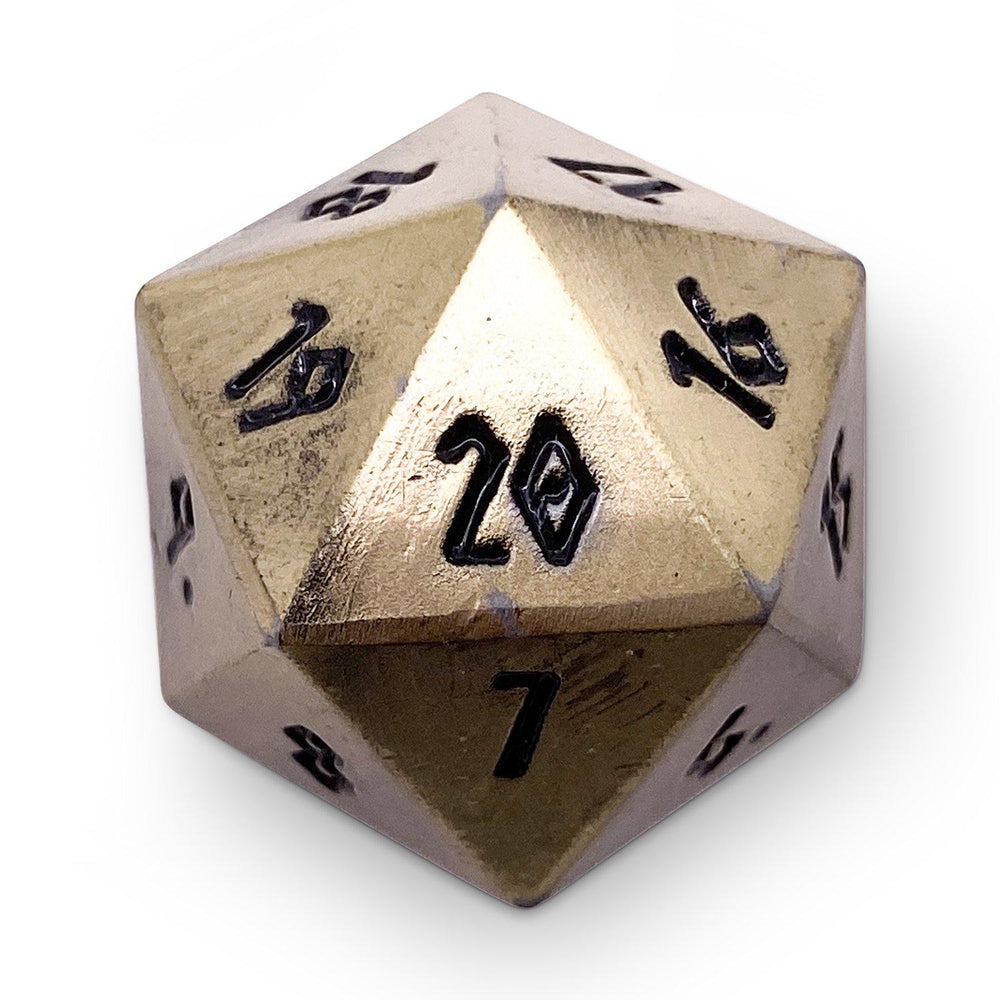 Bronze Dragon Scale Metal Countdown Dice 25mm (ONLINE ORDER ONLY)