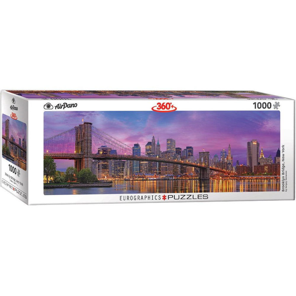 Brooklyn Bridge 1000 Piece Panoramic Jigsaw Puzzle Eurographics (ONLINE ORDER ONLY)