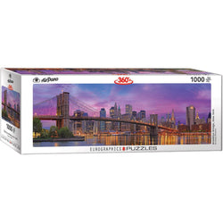 Brooklyn Bridge 1000 Piece Panoramic Jigsaw Puzzle Eurographics (ONLINE ORDER ONLY)