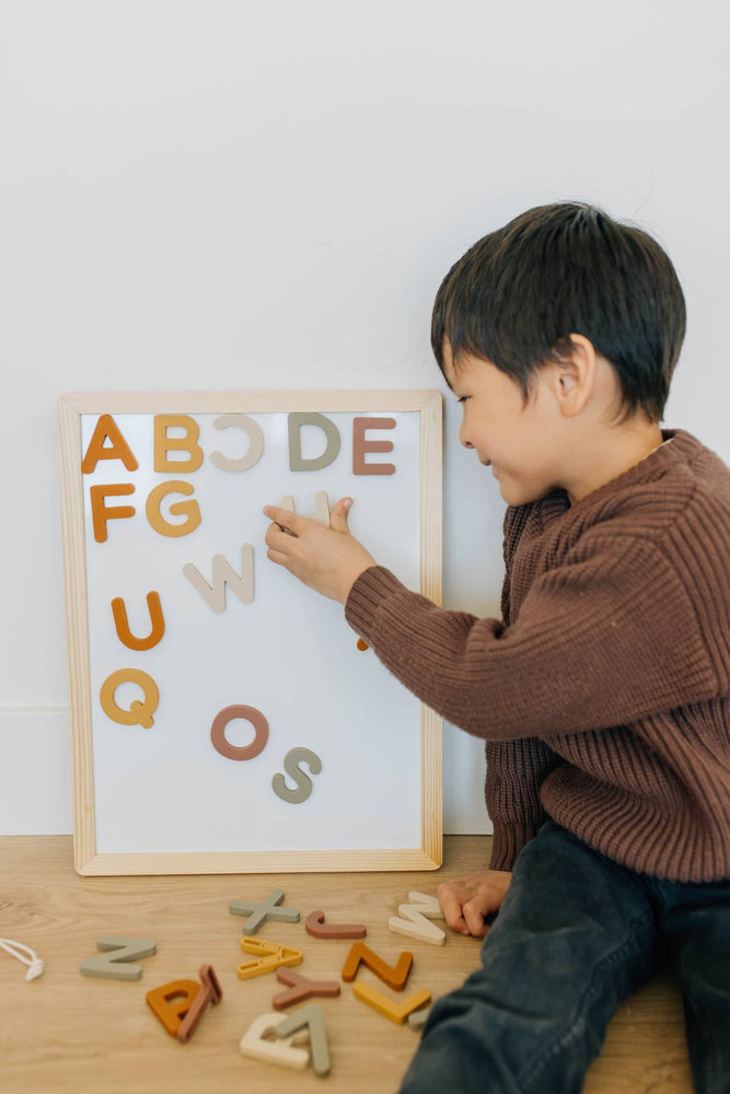 Alphabet Magnet Play Set and Whiteboard Bundle (ONLINE ORDER ONLY)