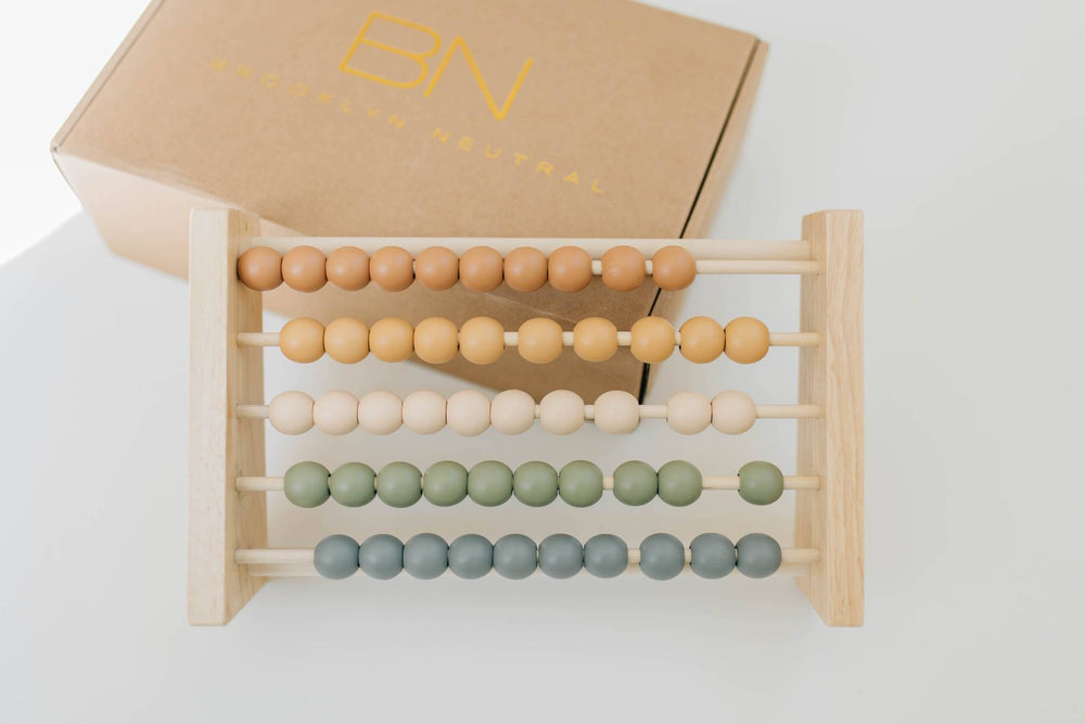 Neutral Wooden Abacus (ONLINE ORDER ONLY)
