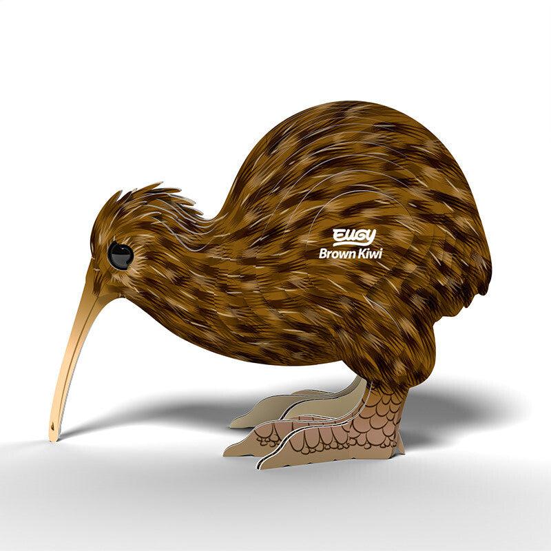 Brown Kiwi 3D Cardboard Model Kit Eugy (ONLINE ORDER ONLY)