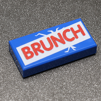 Brunch - B3 Customs® Printed 1x2 Tile (Online Order Only)