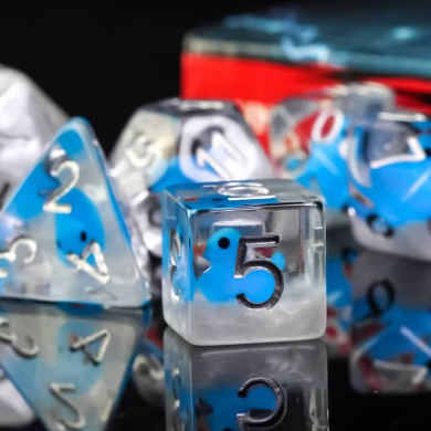 Bubble Bath Duck RPG Dice Set (ONLINE ORDER ONLY)