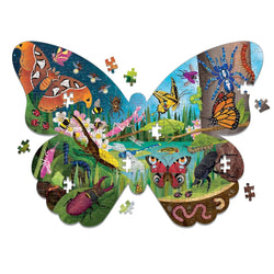 Bugs & Butterflies 300 Piece Shaped Jigsaw Puzzle Mudpuppy (ONLINE ORDER ONLY)