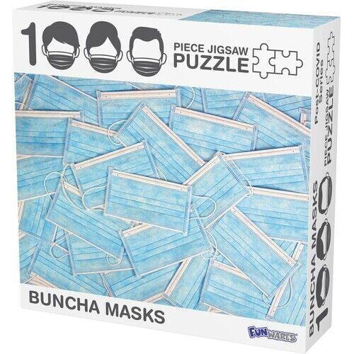 Buncha Masks 1000 Piece Jigsaw Puzzle Funwares (ONLINE ORDER ONLY)