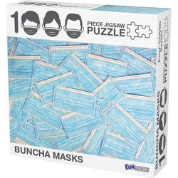 Buncha Masks 1000 Piece Jigsaw Puzzle Funwares (ONLINE ORDER ONLY)