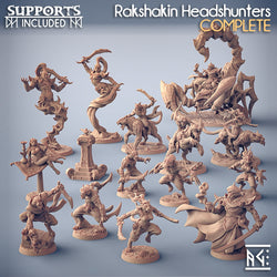 3D Printed Artisan Guild Scorpid King Rakshakin Headhunters 28mm 32mm (Online Only)