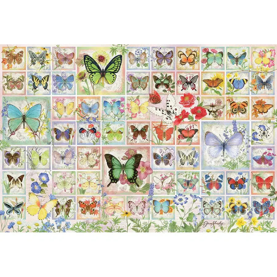 Butterflies & Blossoms 2000 Piece Jigsaw Puzzle Cobble Hill (ONLINE ORDER ONLY)