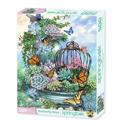 Butterfly Bliss 500 Piece Jigsaw Puzzle Springbok (ONLINE ORDER ONLY)