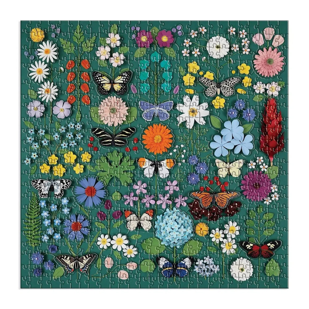 Butterfly Botanica 500 Piece Jigsaw Puzzle Galison (ONLINE ORDER ONLY)