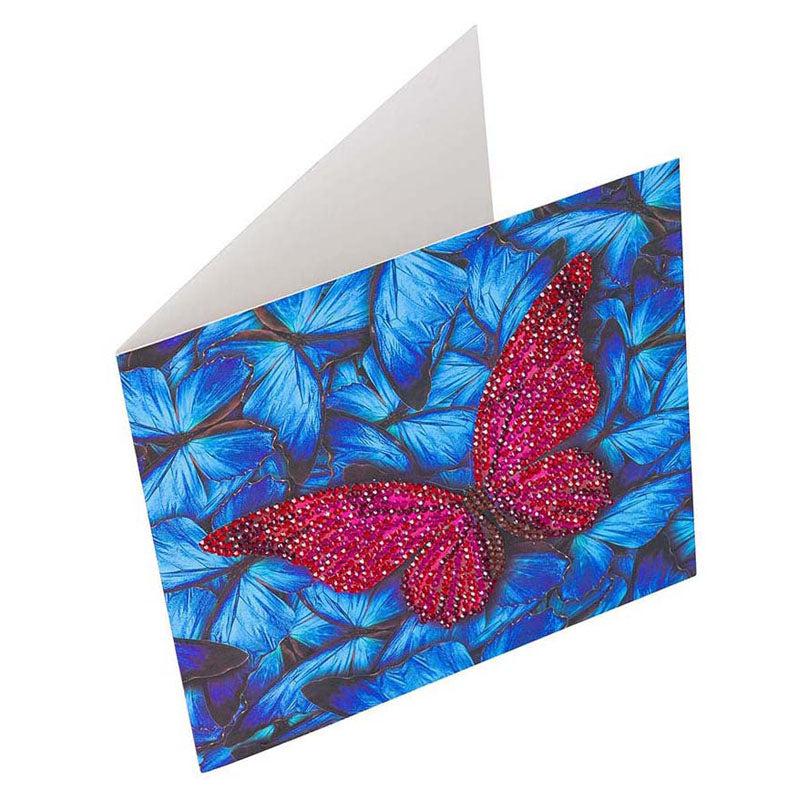 Butterfly Crystal Art Card Kit Craft Buddy (ONLINE ORDER ONLY)