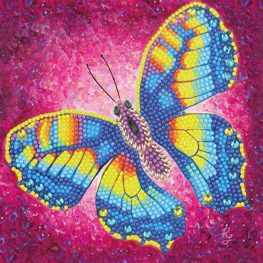 Butterfly Crystal Art Card Kit Craft Buddy (ONLINE ORDER ONLY)