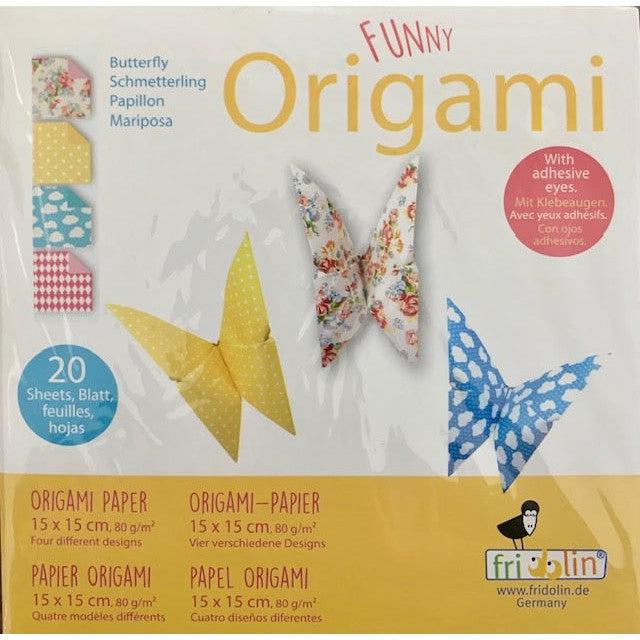 Butterfly Funny Origami Kit Fridolin (ONLINE ORDER ONLY)