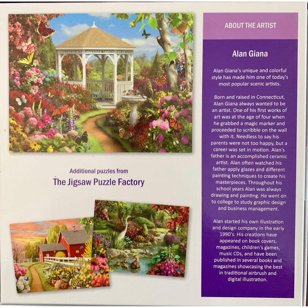 Butterfly Garden Serenity 750 Piece Jigsaw Puzzle Leap Year (ONLINE ORDER ONLY)