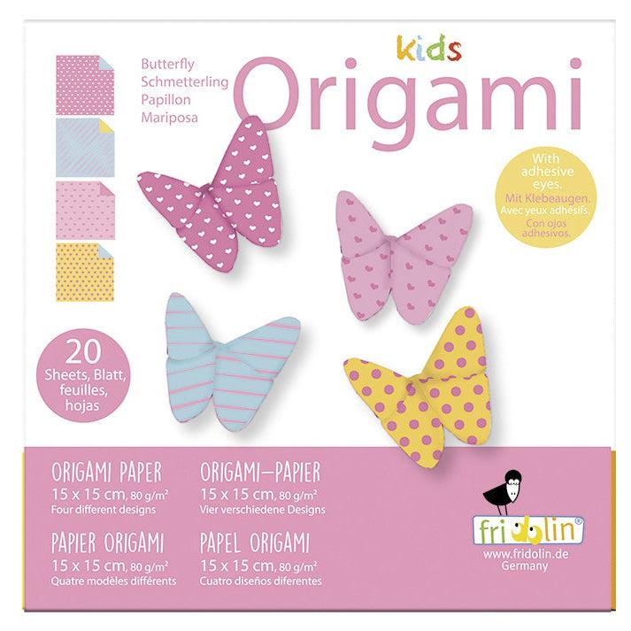 Butterfly Kids Origami Kit Fridolin (ONLINE ORDER ONLY)