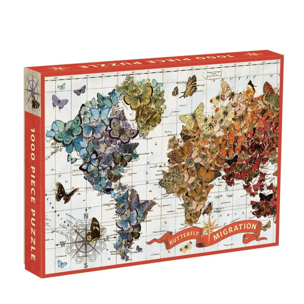 Butterfly Migration 1000 Piece Jigsaw Puzzle Galison (ONLINE ORDER ONLY)