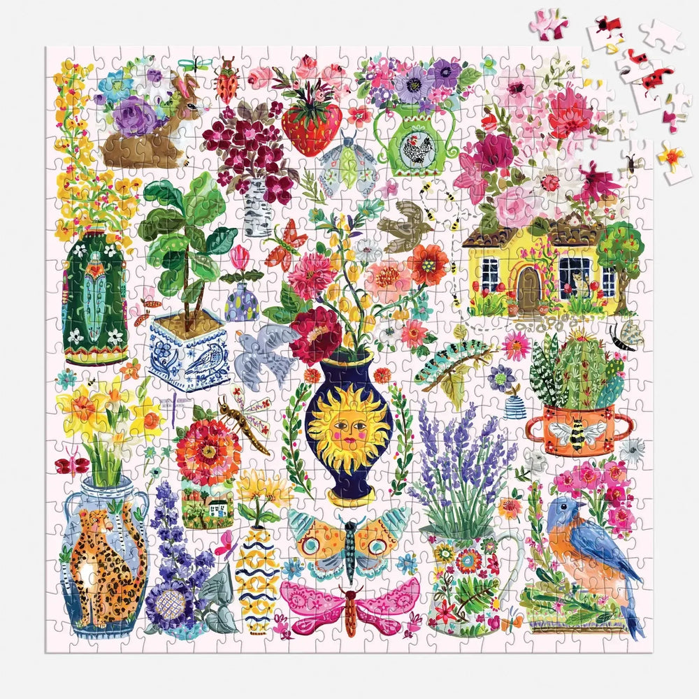 Buzzy Bouquets 500 Piece Jigsaw Puzzle Galison (ONLINE ORDER ONLY)