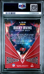 Graded 2024 Panini Phoenix Bucky Irving #RRBIG Rookie Rising Red /99 Rookie RC Football Card PSA 10 Gem Mint (ONLINE ORDER ONLY)