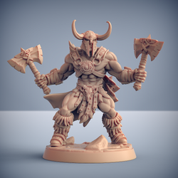 3D Printed Artisan Guild Modular Dragonpeak Barbarians Dragonpeak Barbarians 28mm 32mm (Online Only)
