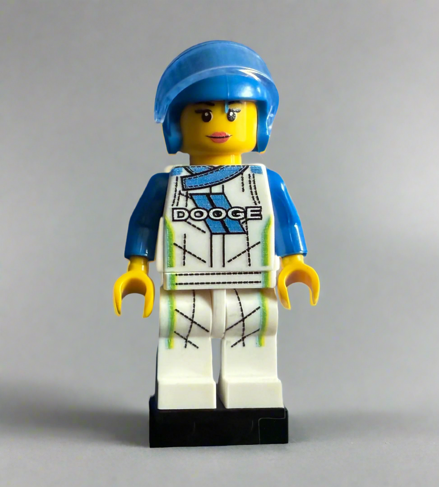 Female Racer with Dodge Logo Minifigure (ONLINE ORDER ONLY)