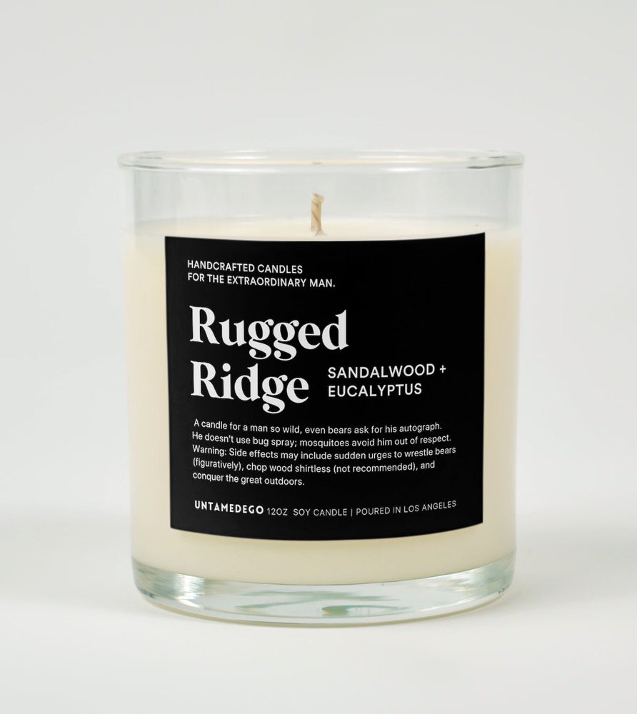 Rugged Ridge Glass Candle- Candle For Him (Online Order Only)