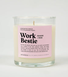 Work Bestie Glass Candle (Online Order Only)