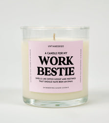Work Bestie Glass Candle (Online Order Only)