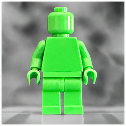 Monochrome Custom Minifigures – 40+ Vibrant Colors! (ONLINE ORDER ONLY)