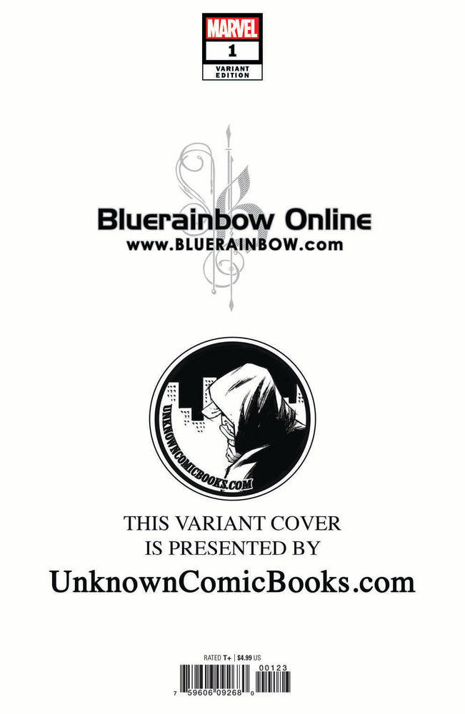 Captain Marvel #1 Unknown Comic Books Exclusive Blank 1/16/2019 (ONLINE ORDER ONLY)