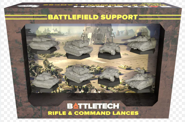 BattleTech: Mercenaries ForcePack - Battlefield Support Rifle & Command Lances (ONLINE ORDER ONLY)
