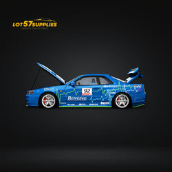 (Pre-Order) Cool Art Skyline R34 Blue #92 Ordinary 1:64 (ONLINE ORDER ONLY)