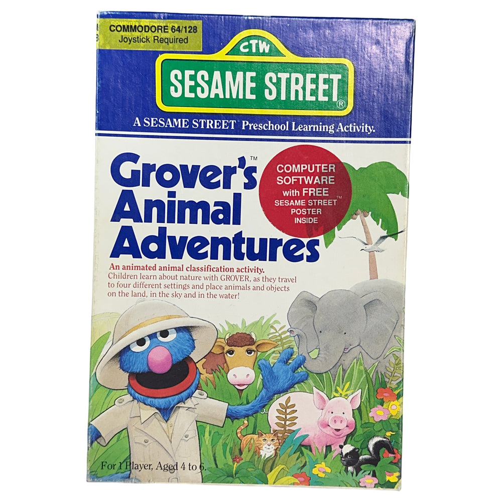 Grover's Animal Adventures - Commodore 64/128 (Online Order Only)