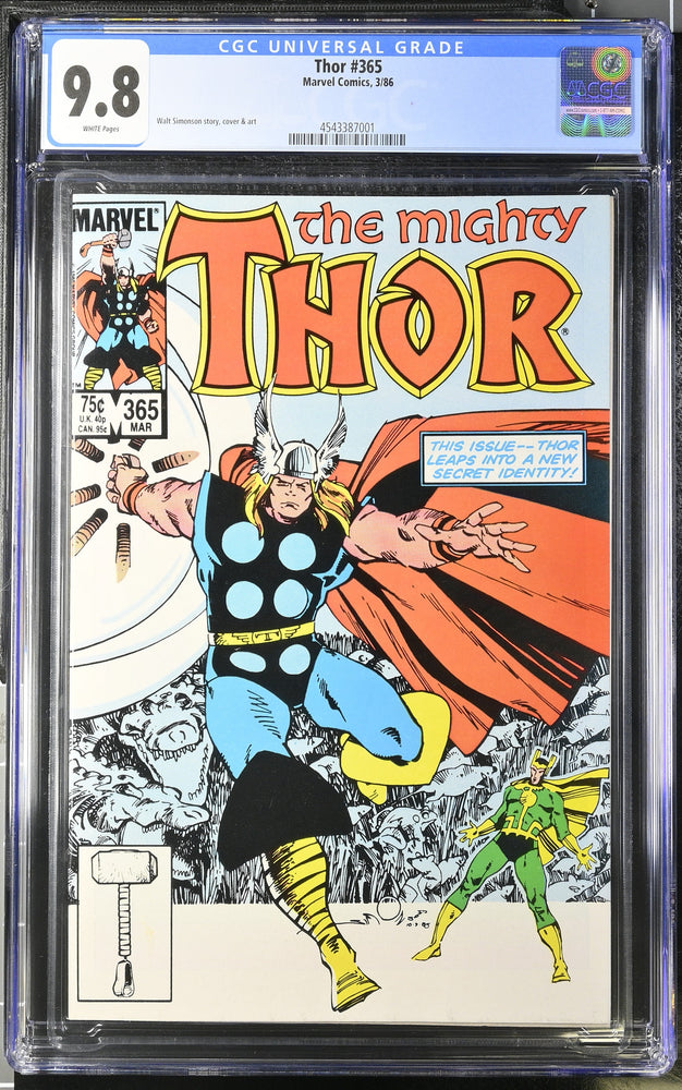 Thor #365 (3/86) Graded CGC 9.8 (Online Order Only)
