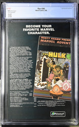 Thor #365 (3/86) Graded CGC 9.8 (Online Order Only)