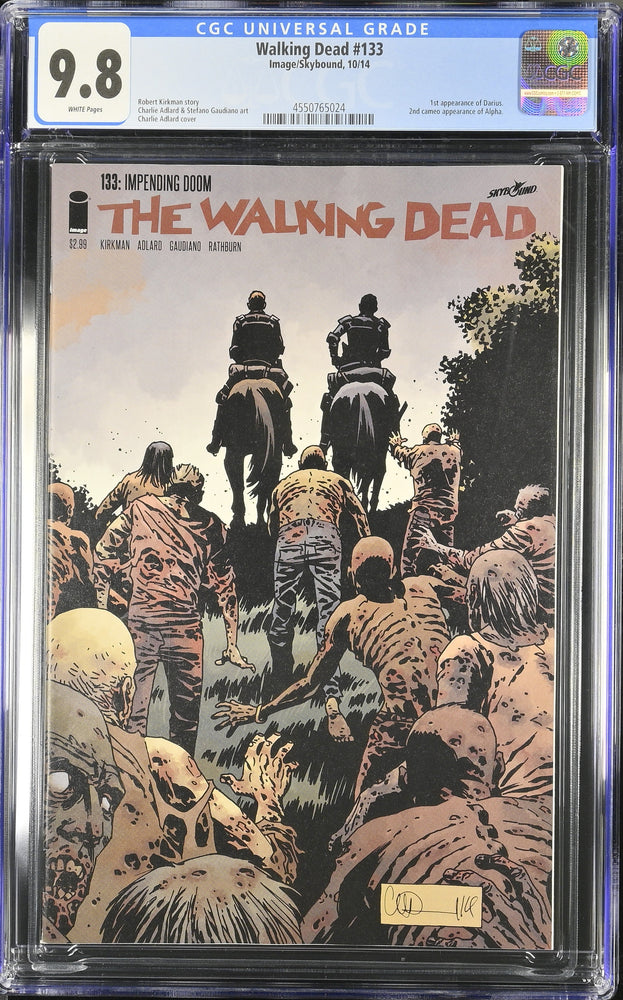 Walking Dead #133 (10/14) Graded CGC 9.8 (Online Order Only)